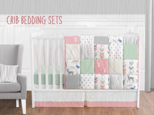 Sweet Jojo Designs Woodsy 4 Piece Crib Bedding Set Reviews Wayfair